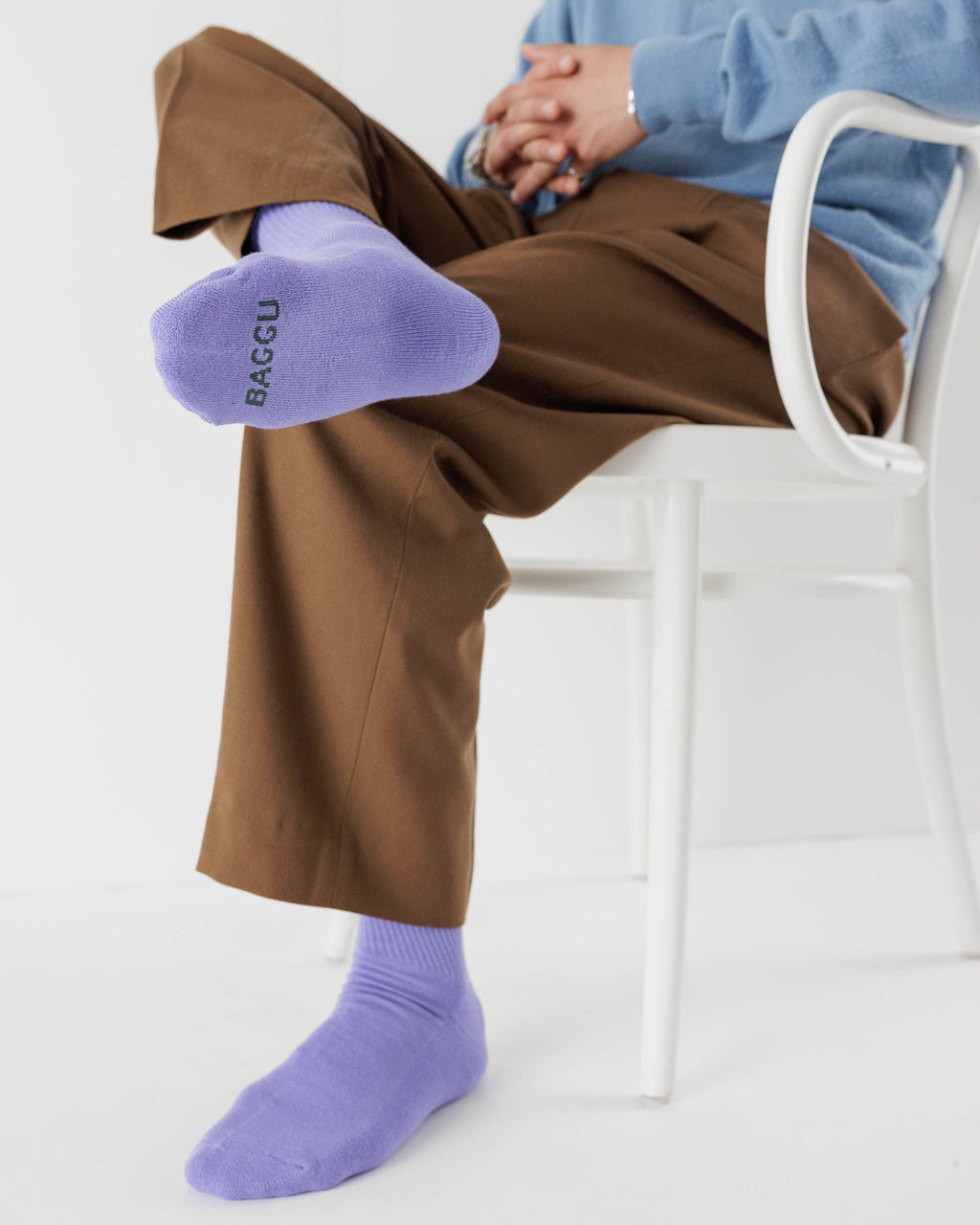 Ribbed Sock - Bluebell