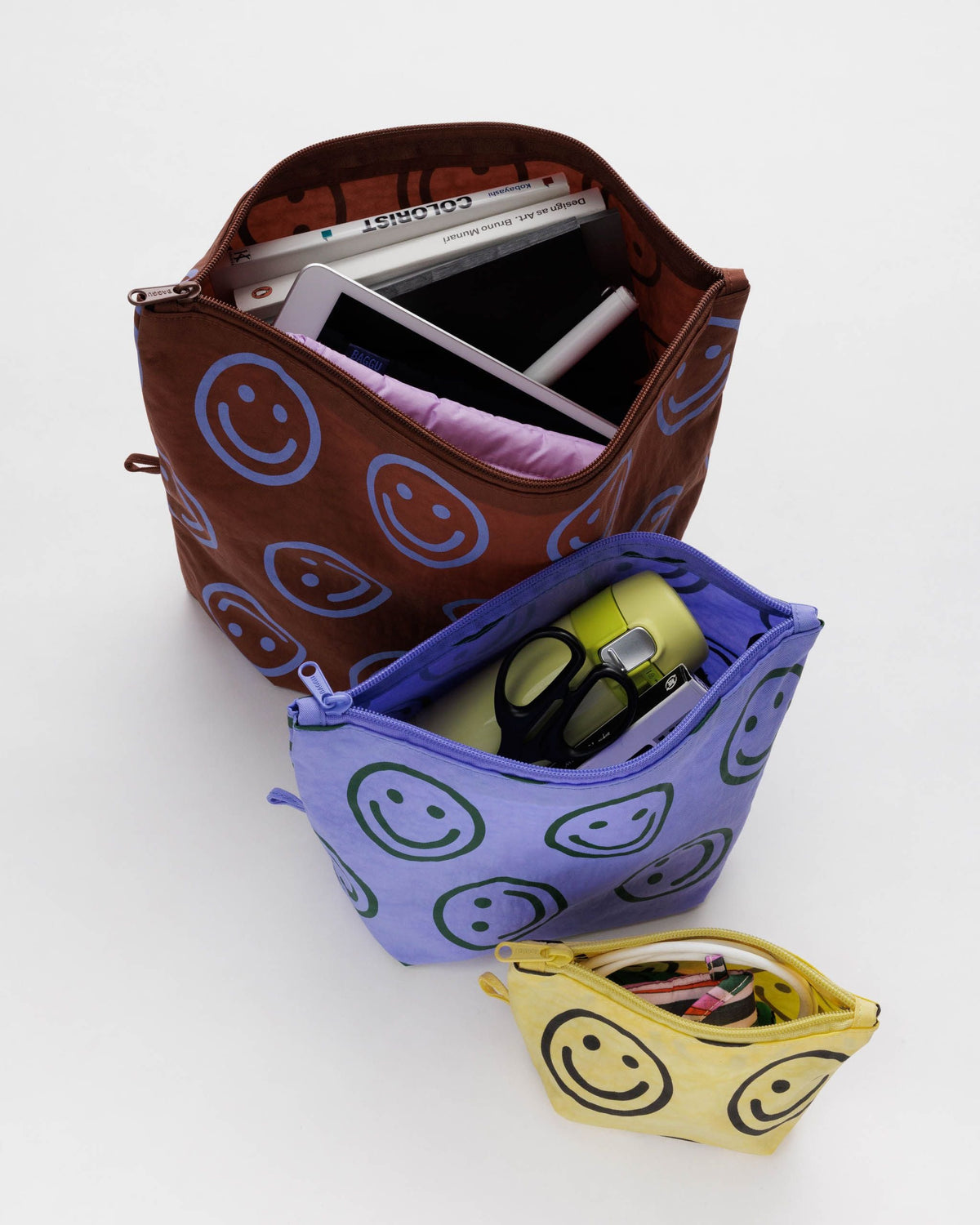 Go Pouch Set - Chestnut Happy Mix