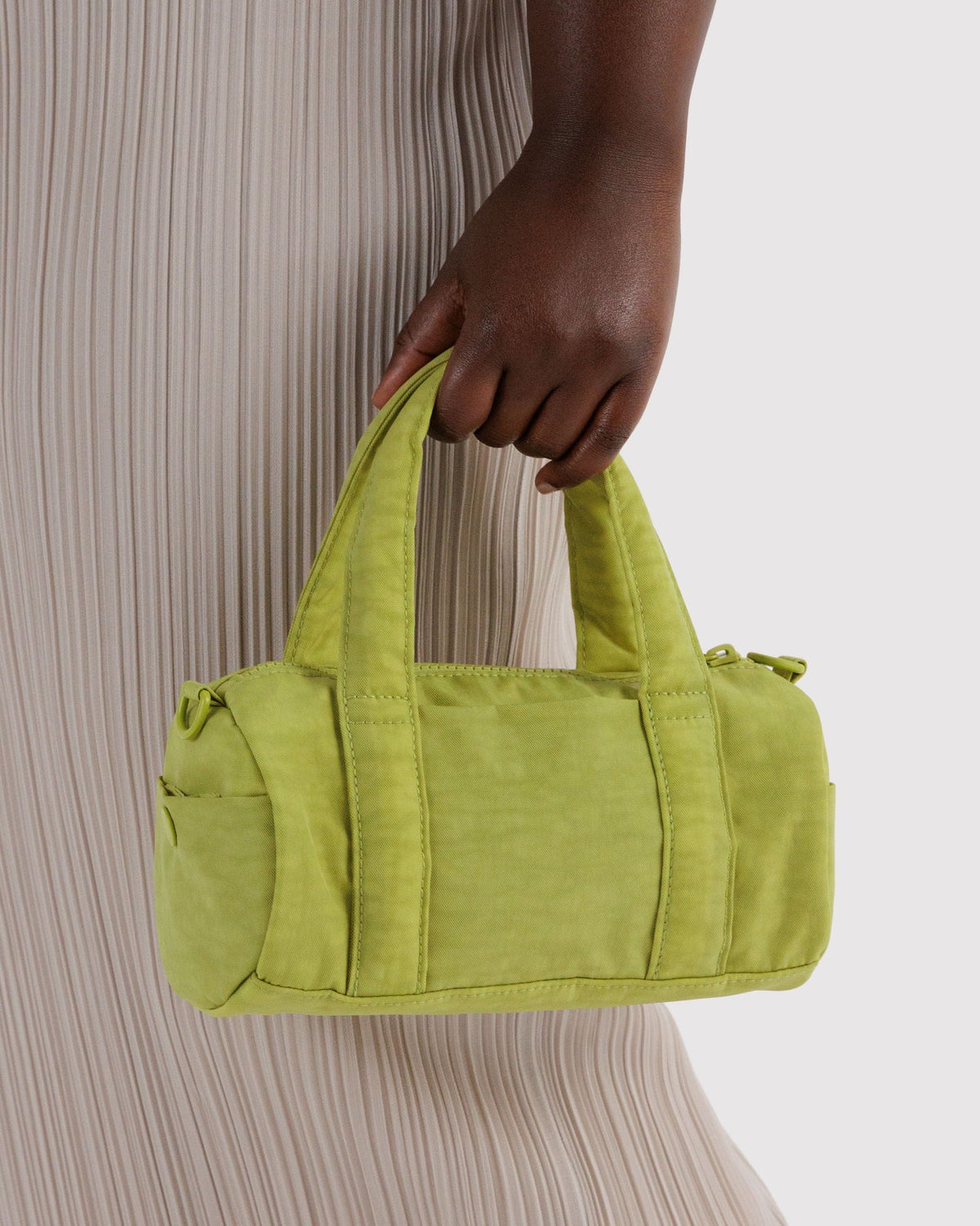 Small Nylon Duffle Bag - Chartreuse