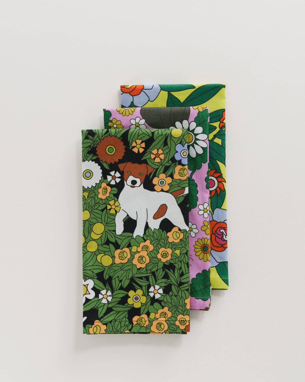 Reusable Cloth Set - Garden Pets