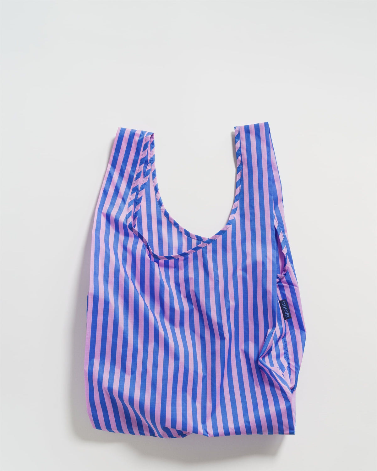 Standard Baggu - Stripe-Pink and Blue