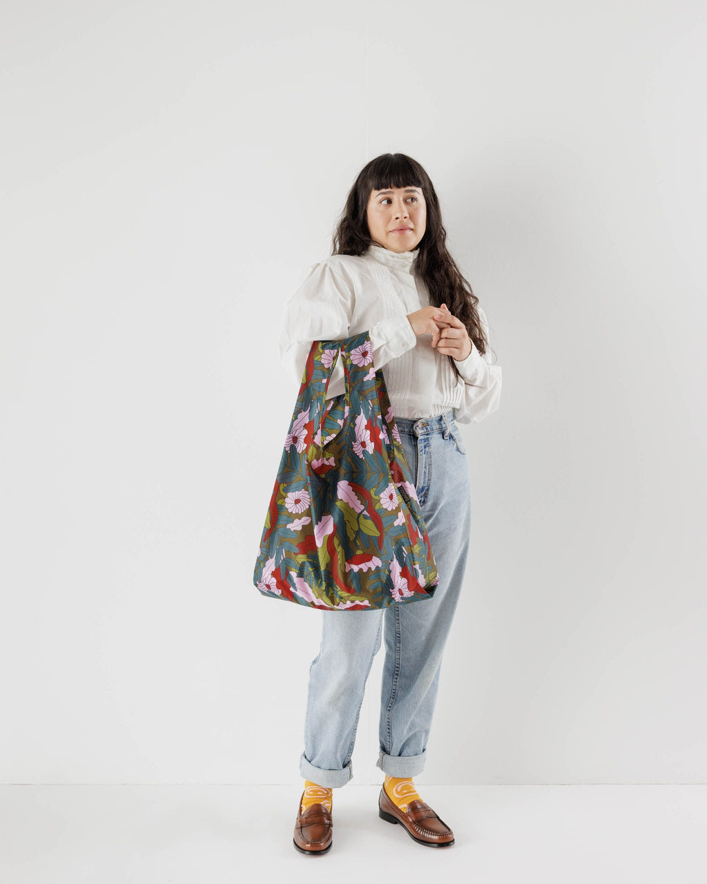 Standard Baggu - Pink Fern