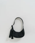 Mini Nylon Crescent Bag - Black