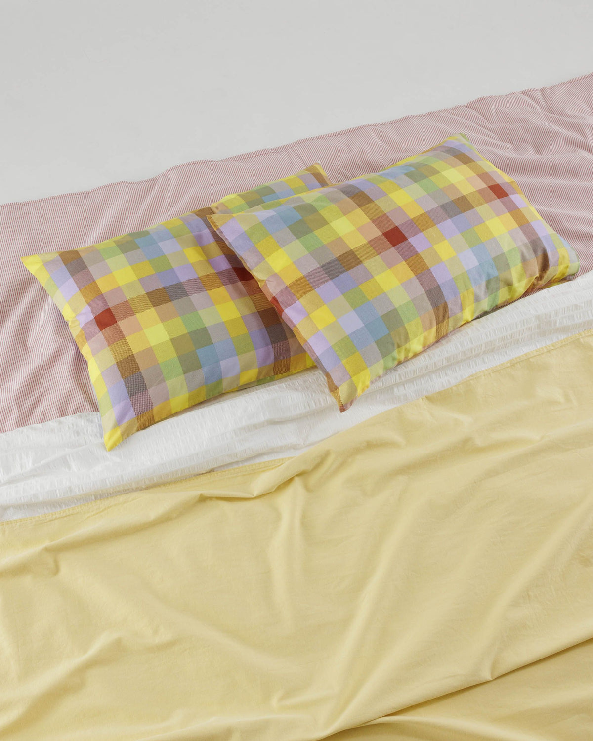 Pillow Case Set of 2 - 70's Madras