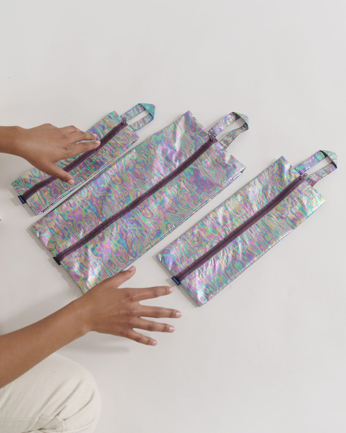 3D Zip Set - Rainbow Metallic
