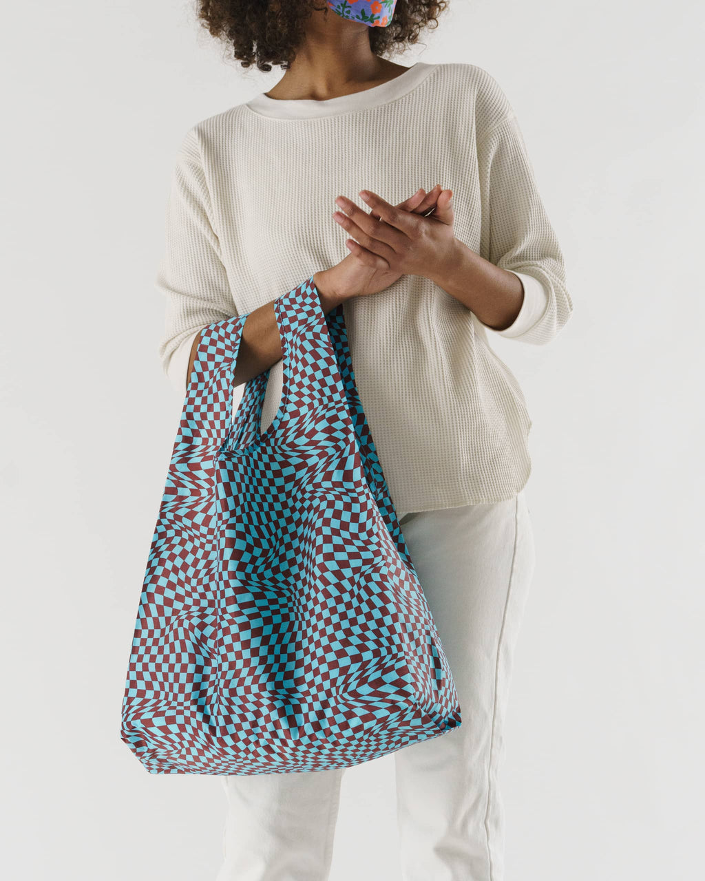Standard Baggu - Sky Trippy Checker