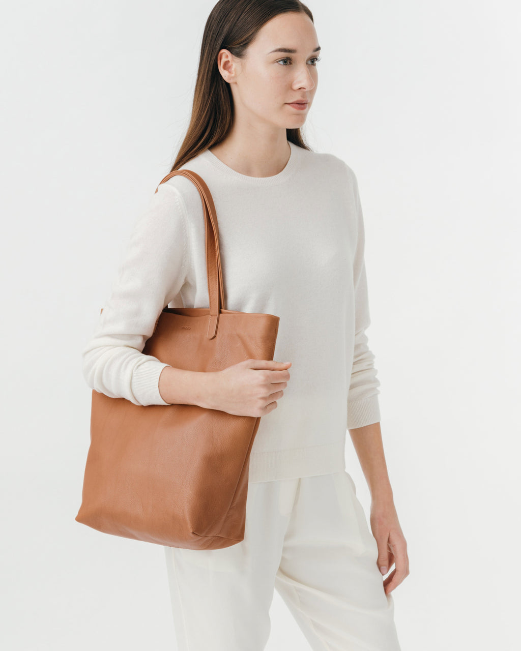 Basic Tote - Saddle