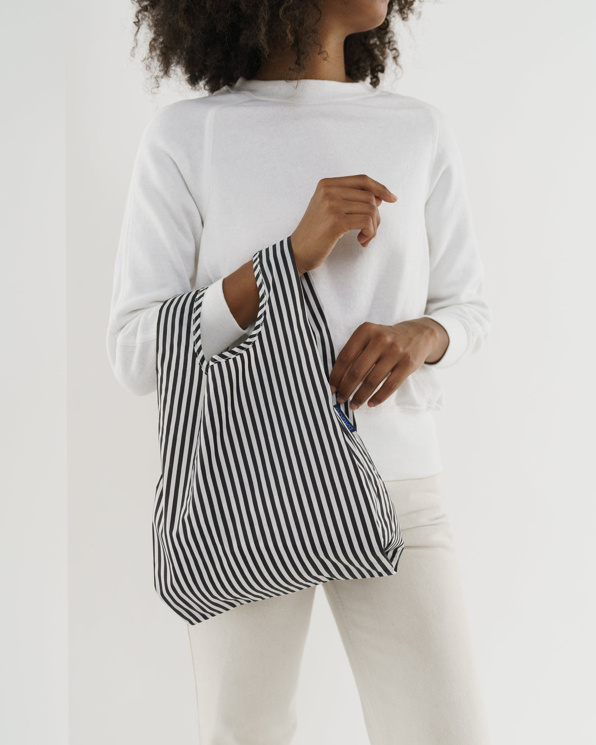 Baby Baggu - Black and White Stripe