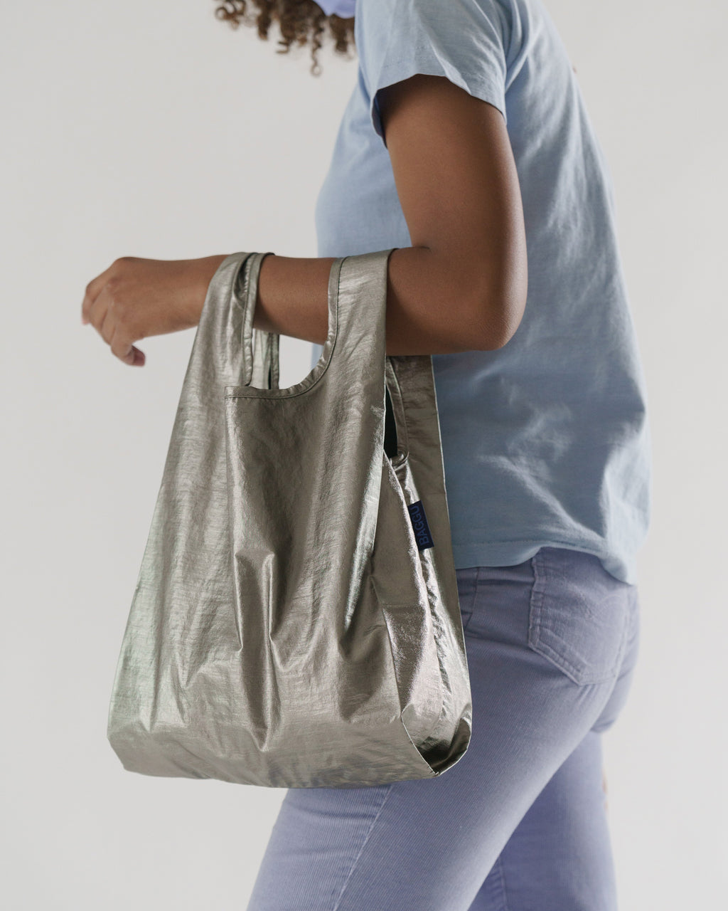 Baby Baggu - Pewter Metallic
