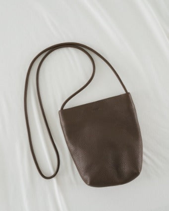 Soft Crossbody Purse - Chocolate