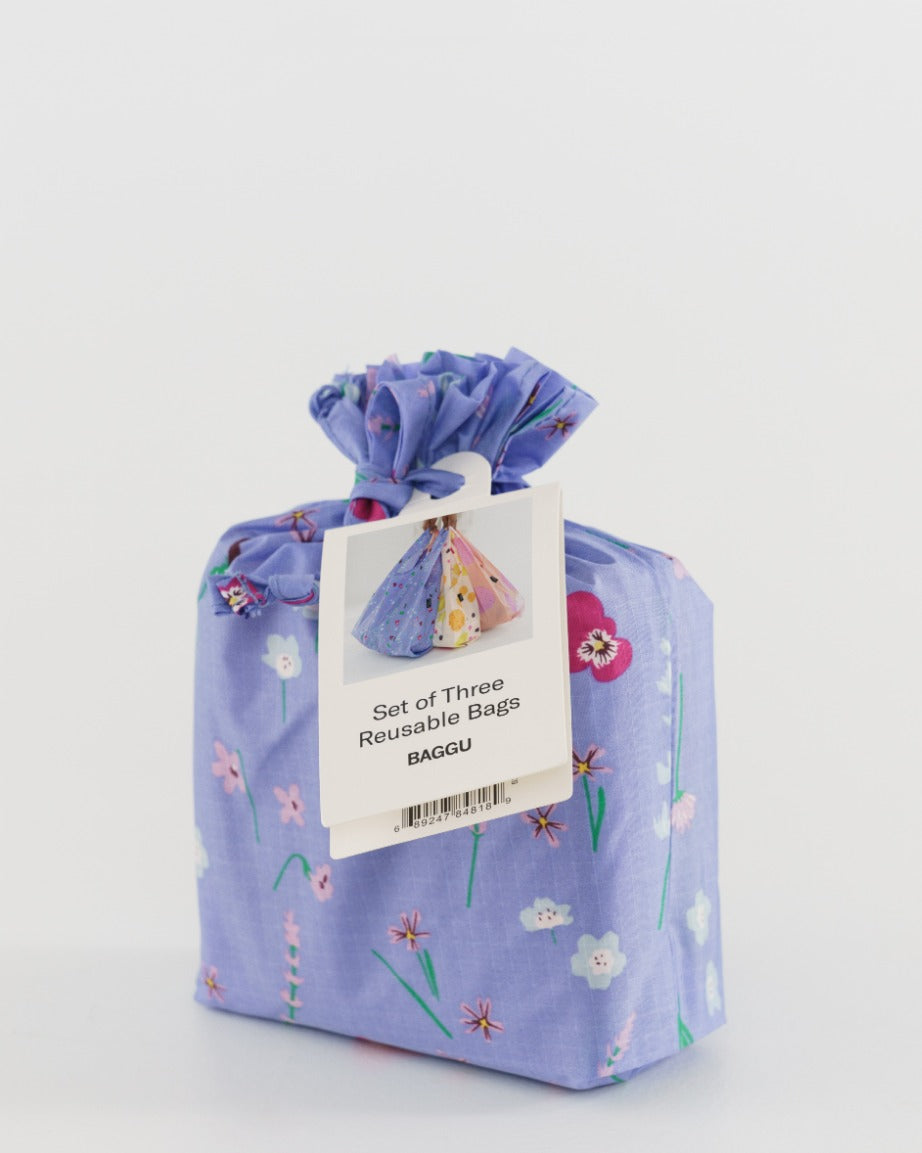 Amazon Standard Baggu Set of 3 - Summer Plants