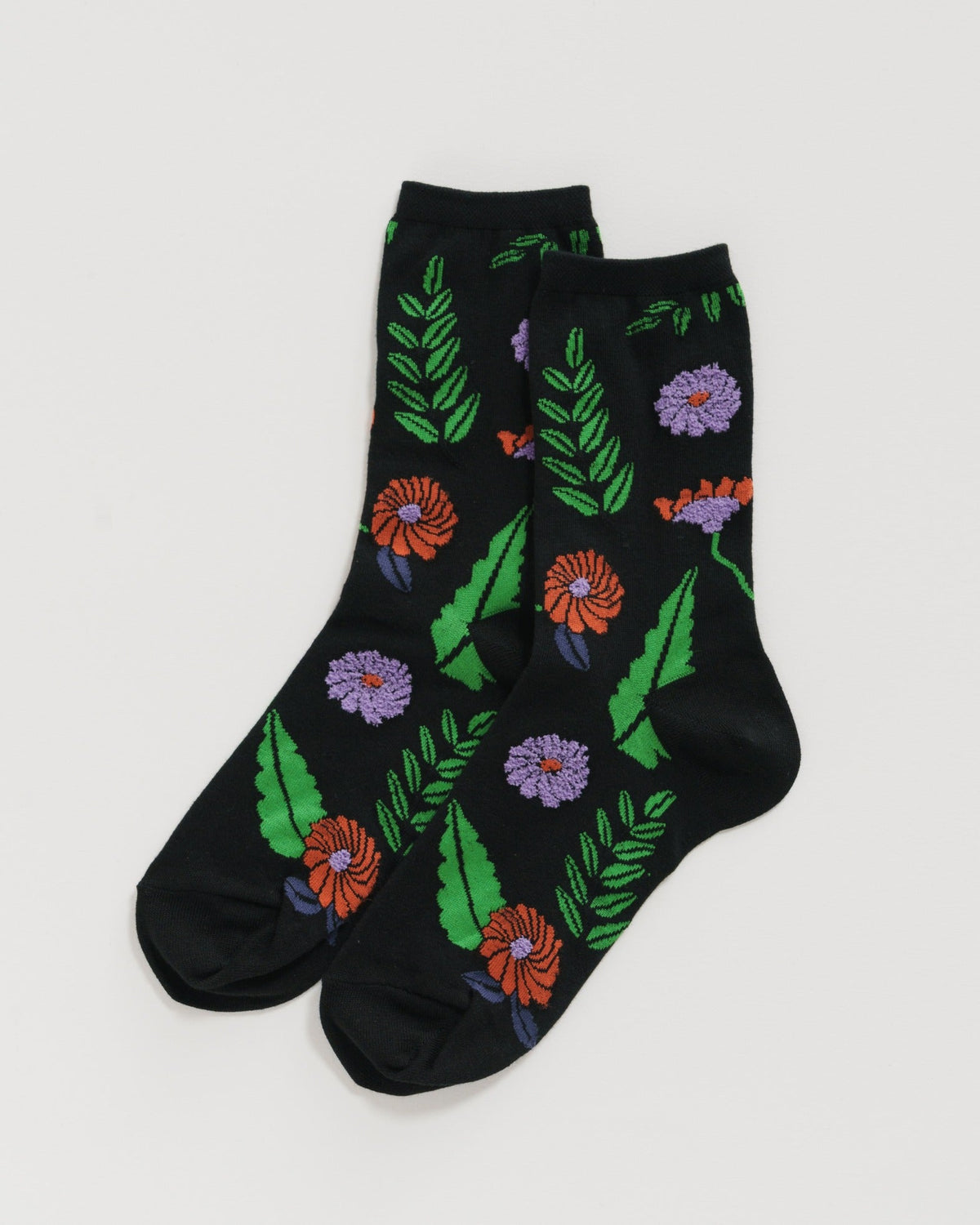 Crew Sock - Midnight Fern