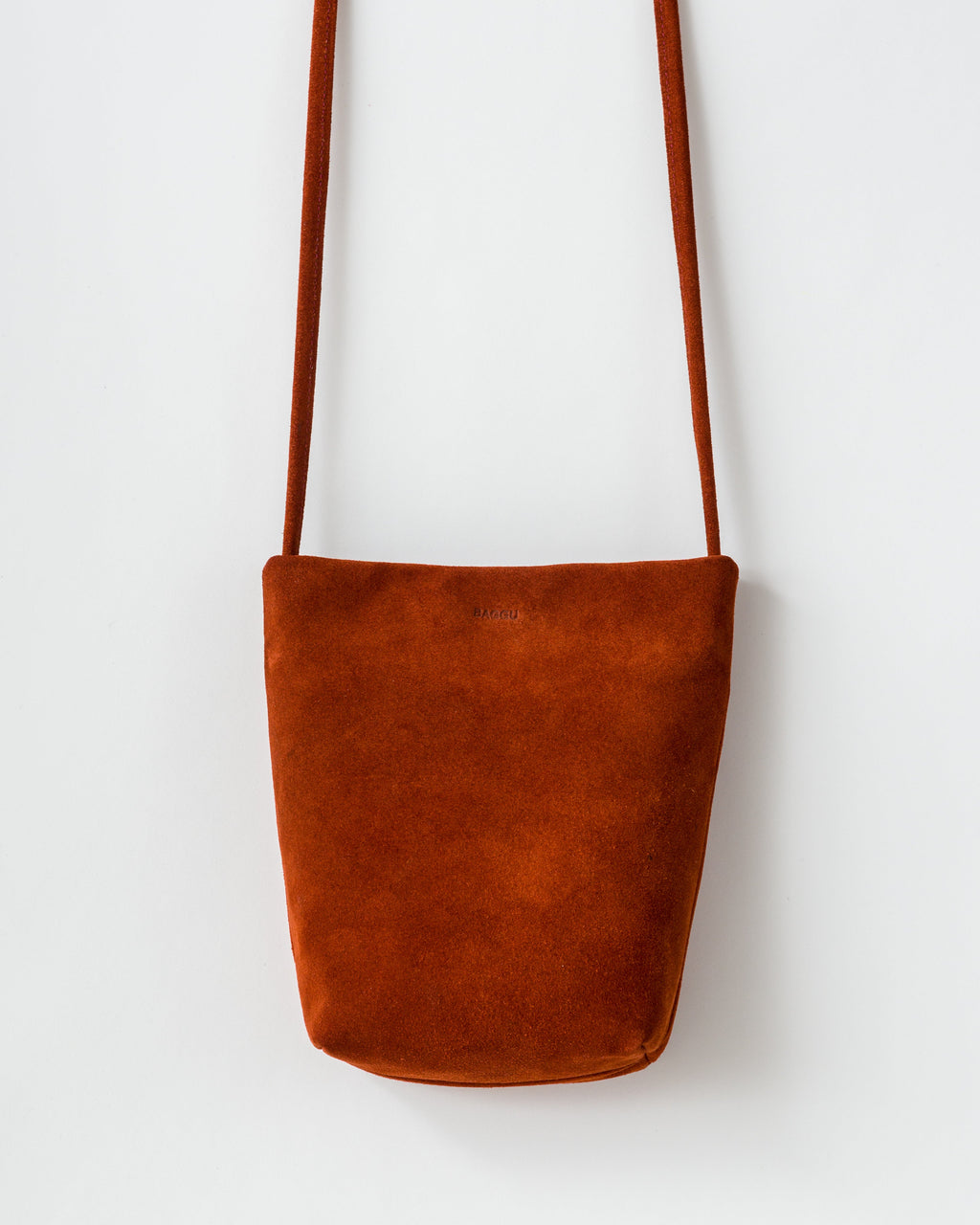 Cross Body Purse - Rust Suede