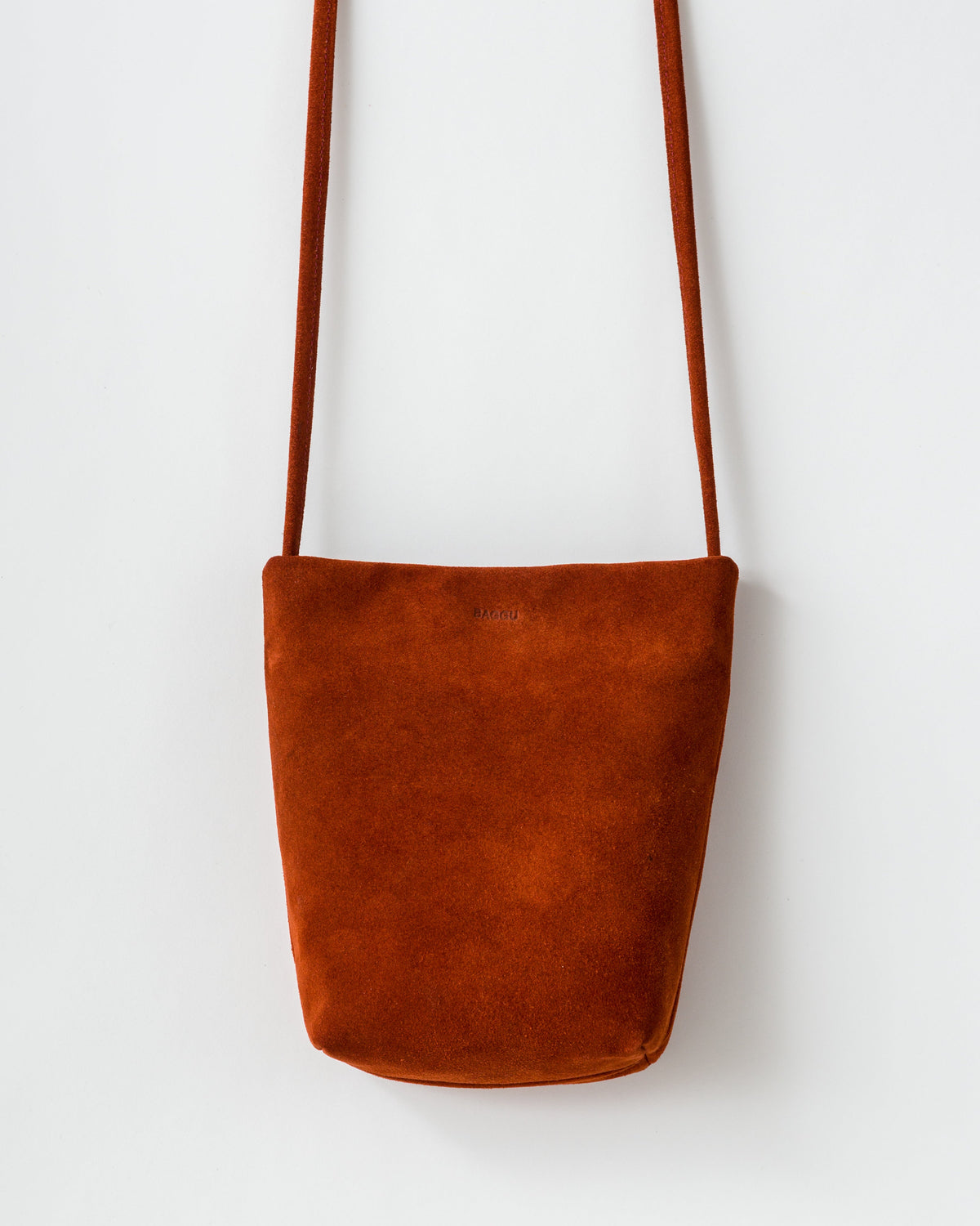Cross Body Purse - Rust Suede