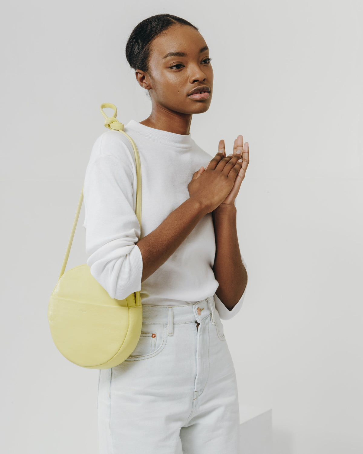Circle Purse - Soft Yellow