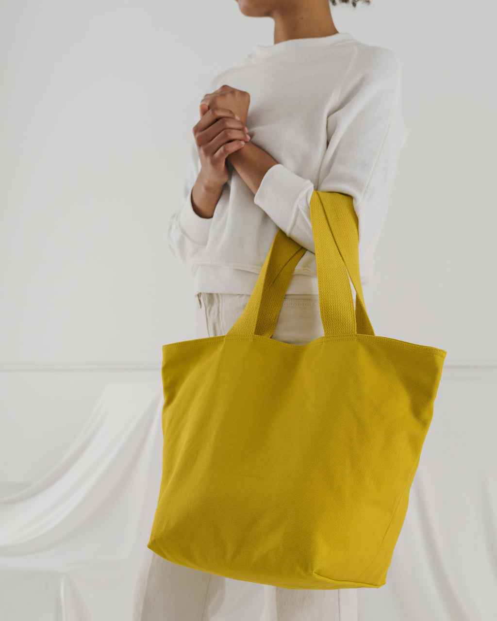 Canvas Zip Tote - Citron
