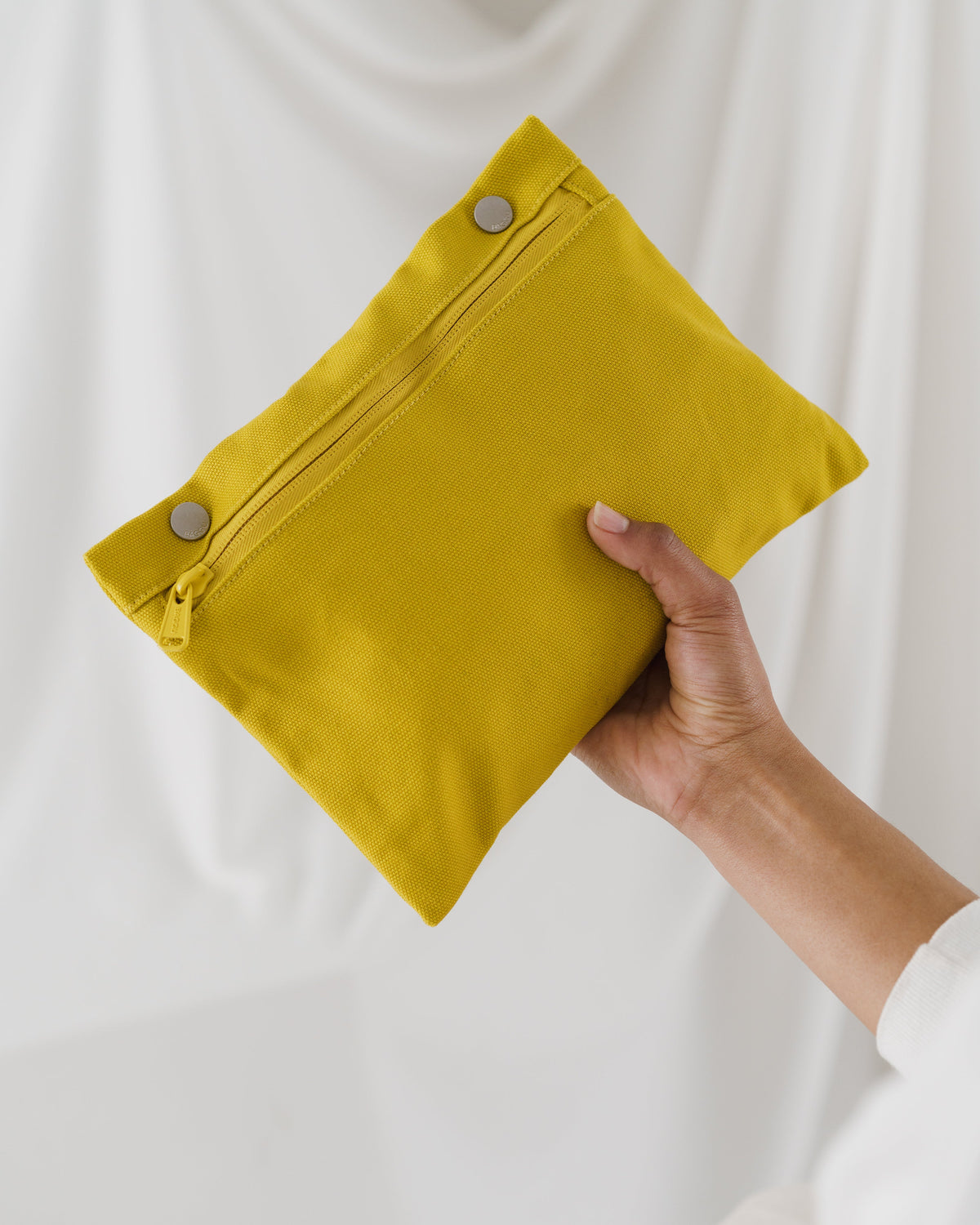 Canvas Zip Tote - Citron