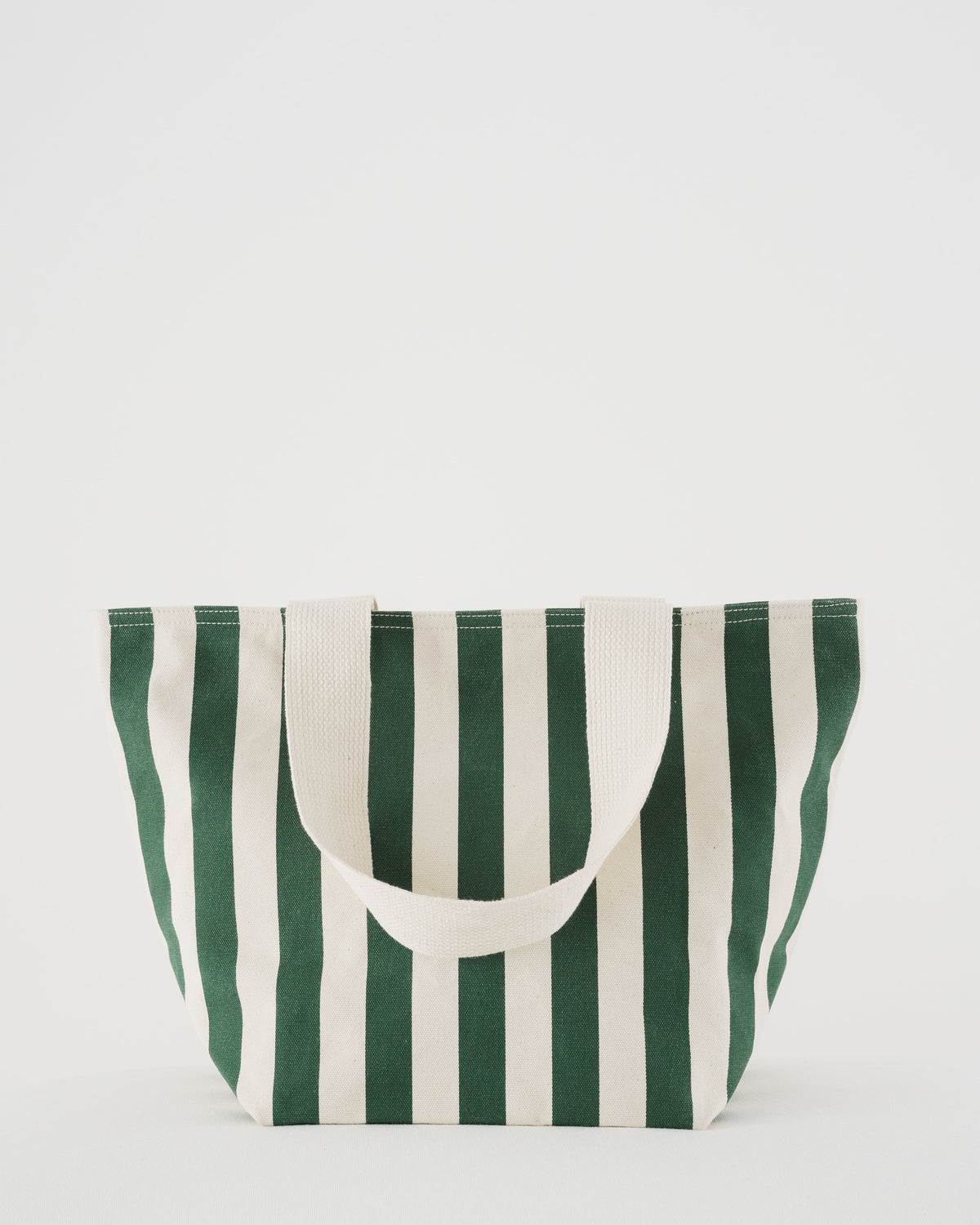 Canvas Zip Tote - Palm Stripe