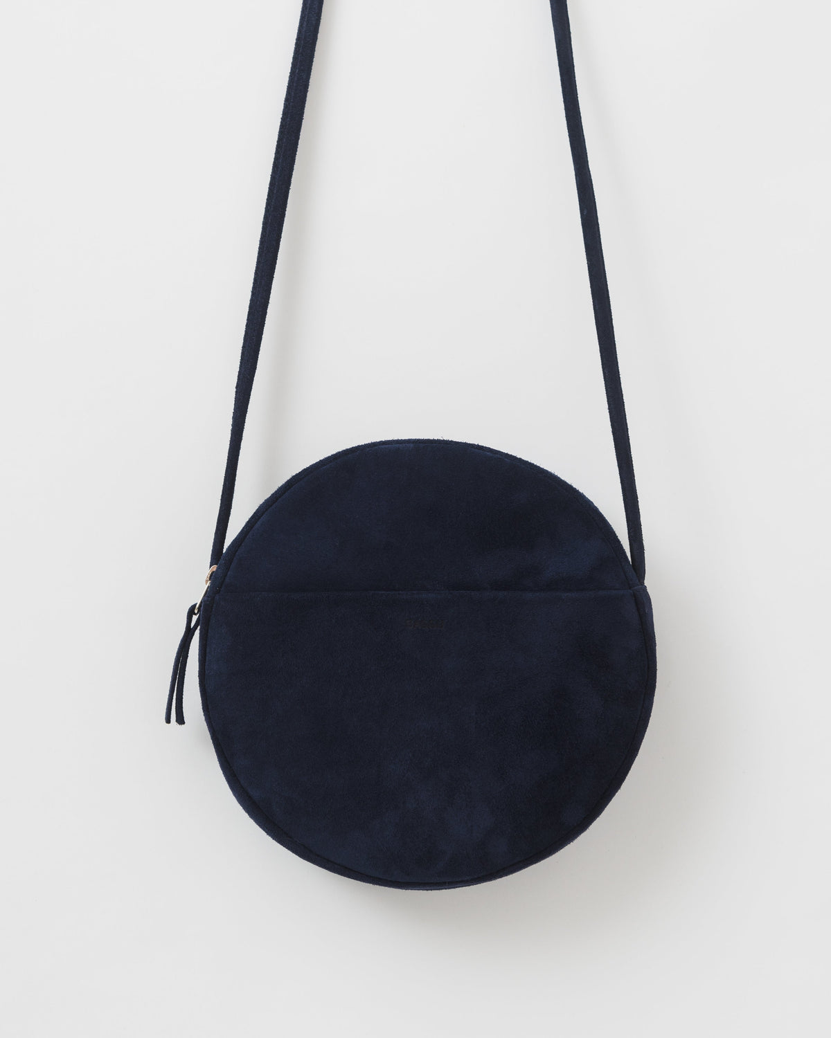 Circle Purse - Midnight Suede