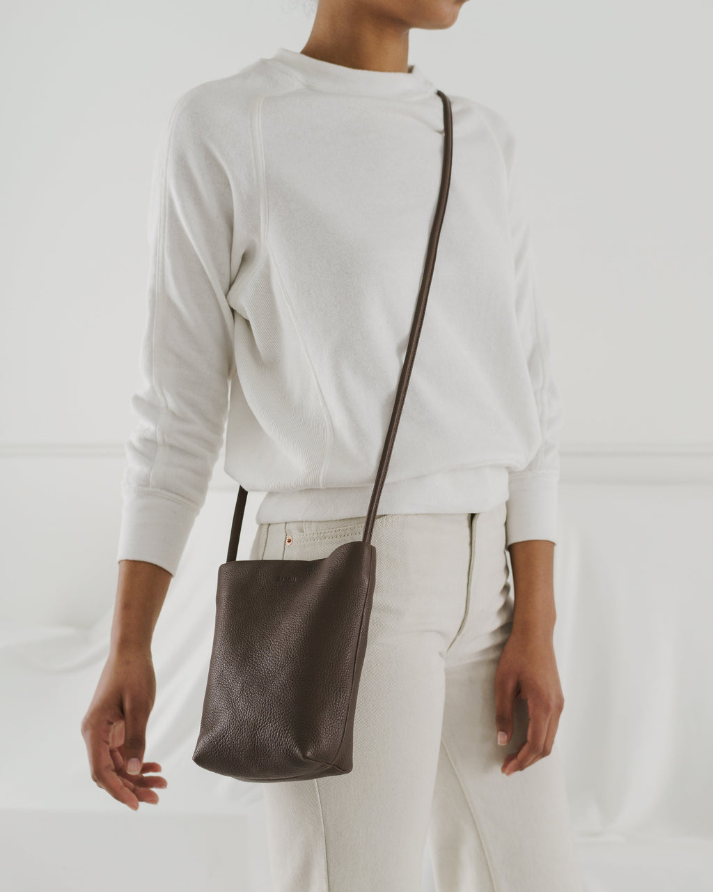 Soft Crossbody Purse - Chocolate