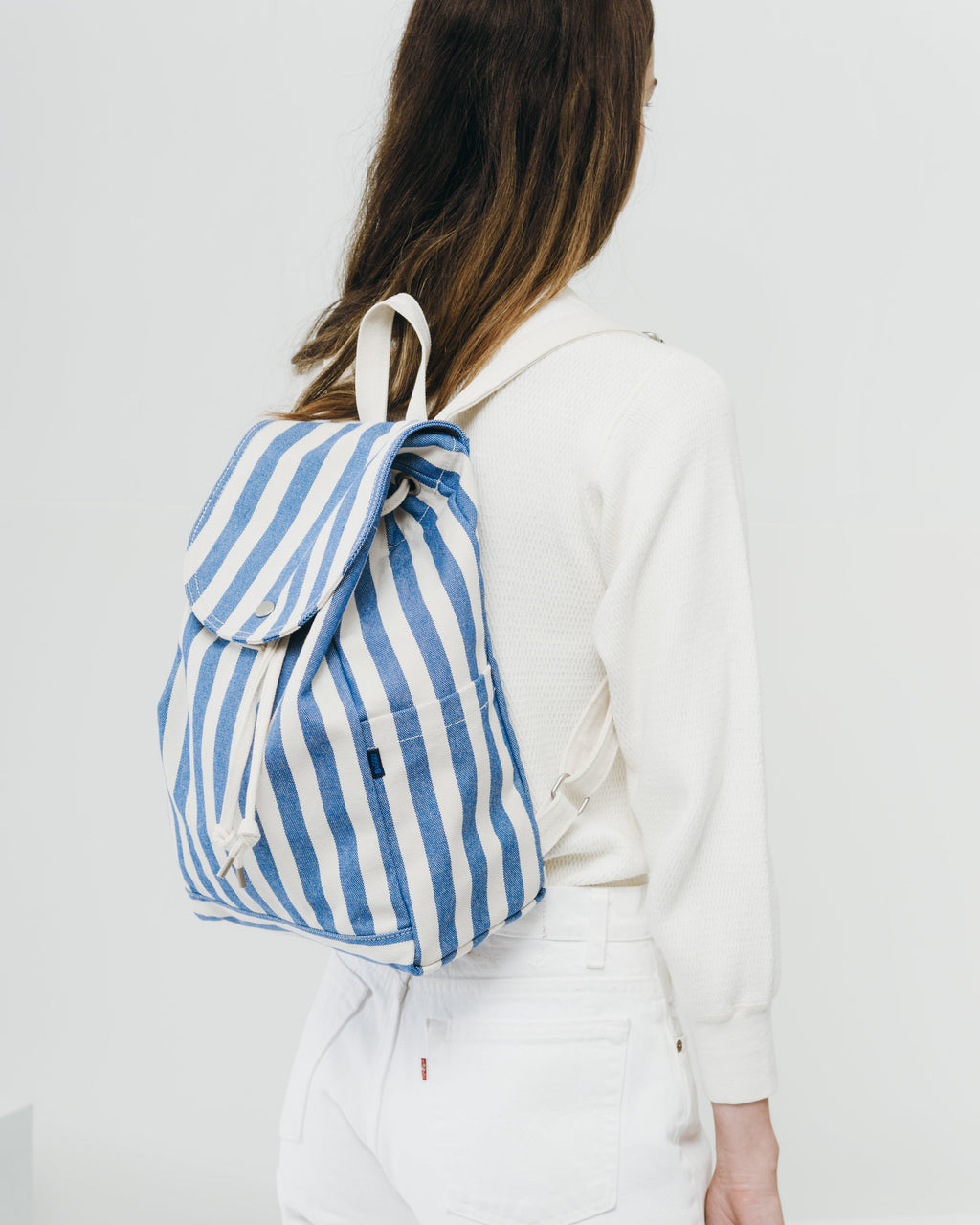 Drawstring Backpack - Summer Stripe