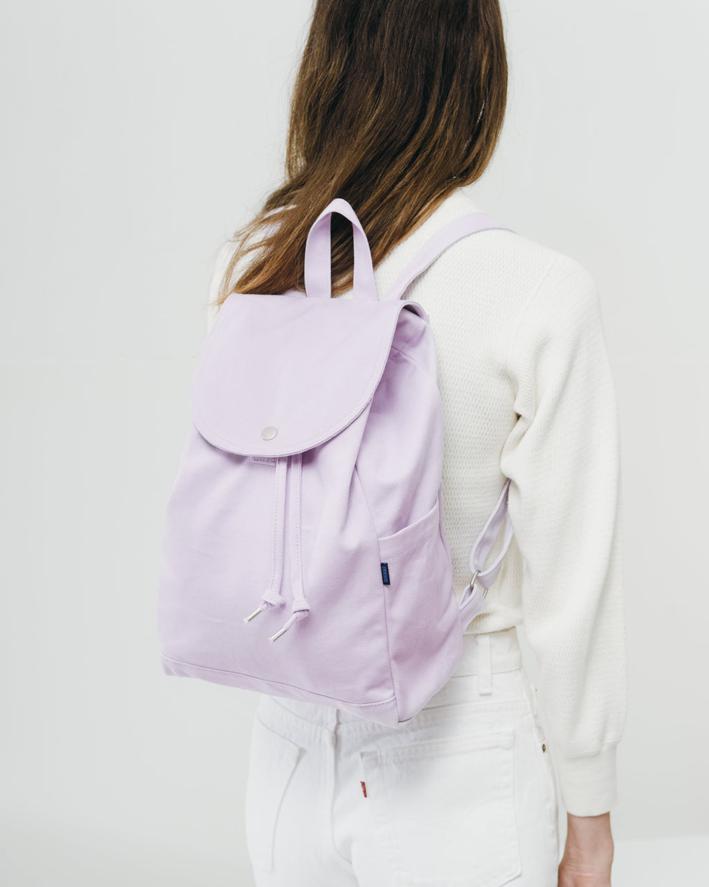 Drawstring Backpack - Lilac