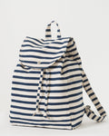 Drawstring Backpack - Sailor Stripe