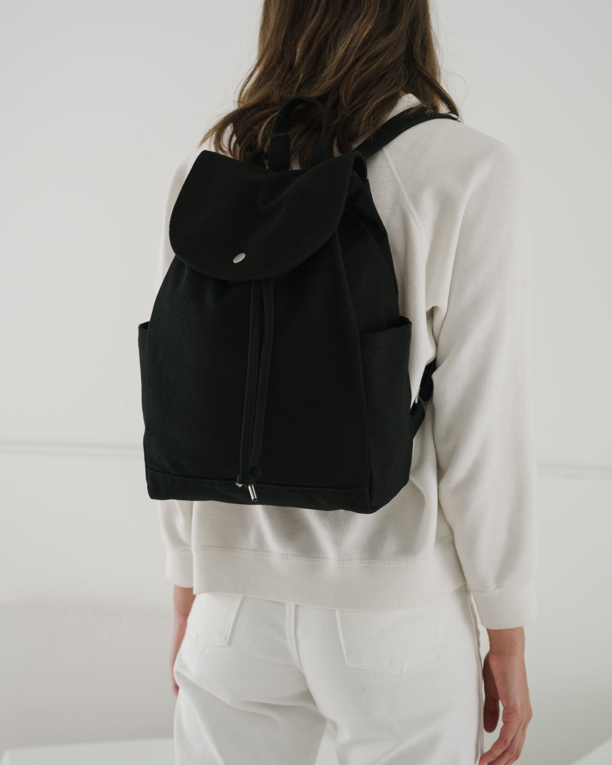 Drawstring Backpack - Black