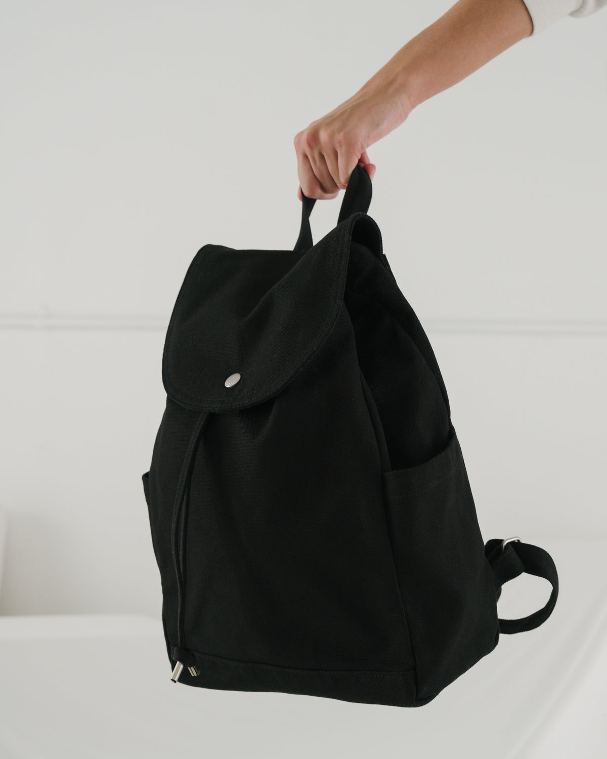 Drawstring Backpack - Black