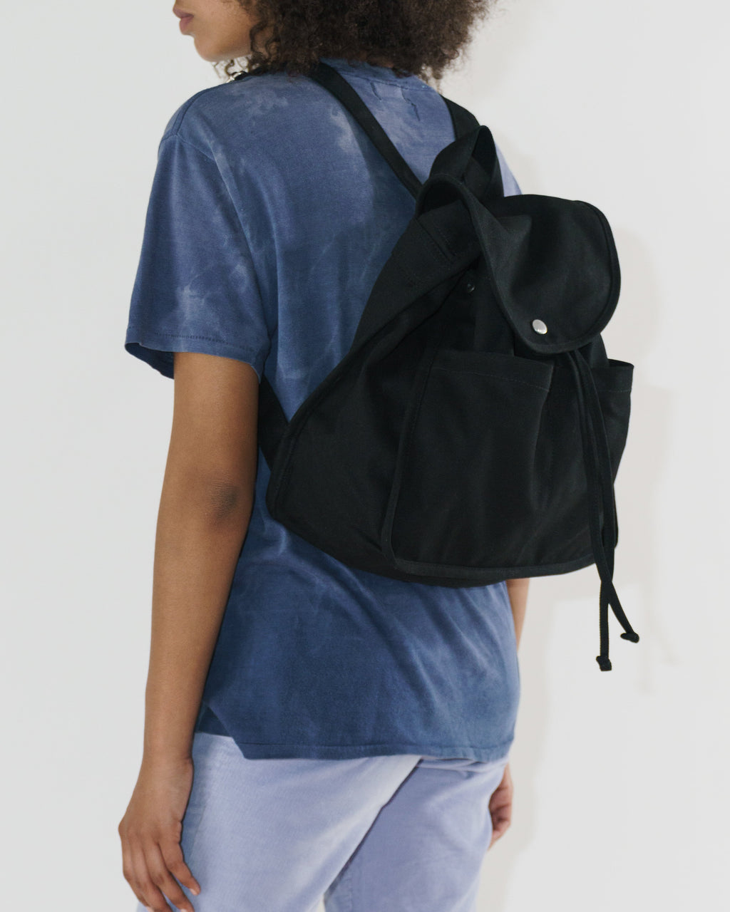 Drawstring Backpack - Black &nbsp; &nbsp; &nbsp;