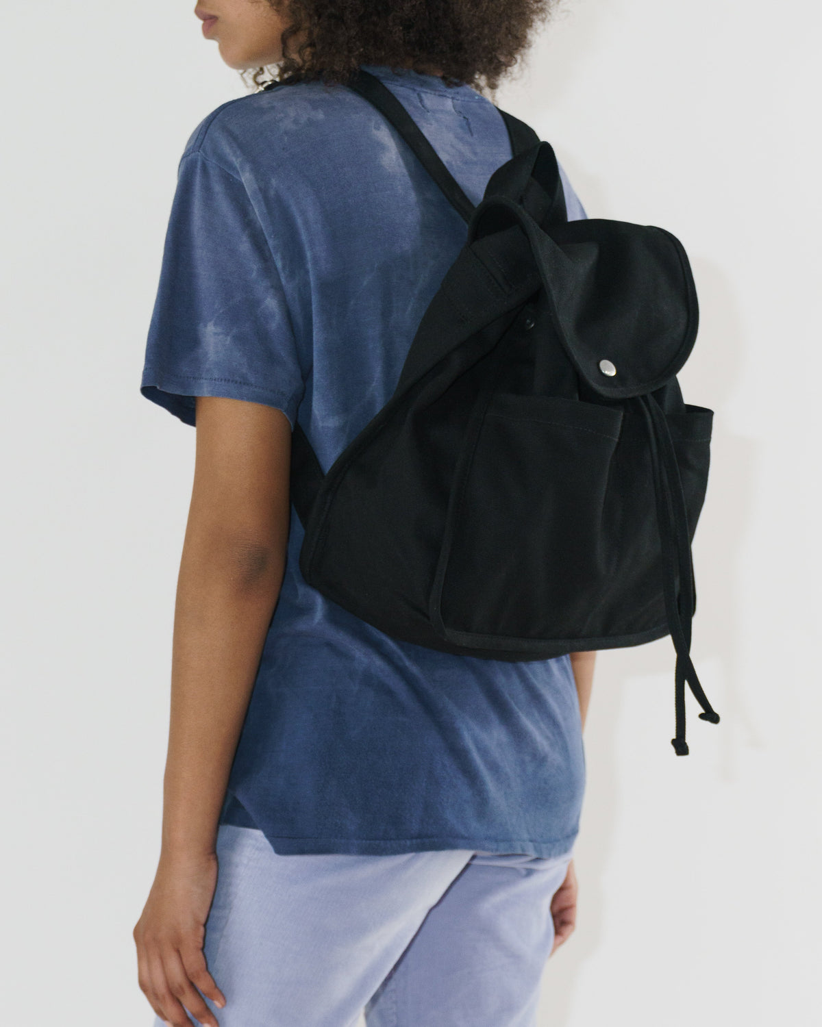 Drawstring Backpack - Black &nbsp; &nbsp; &nbsp;