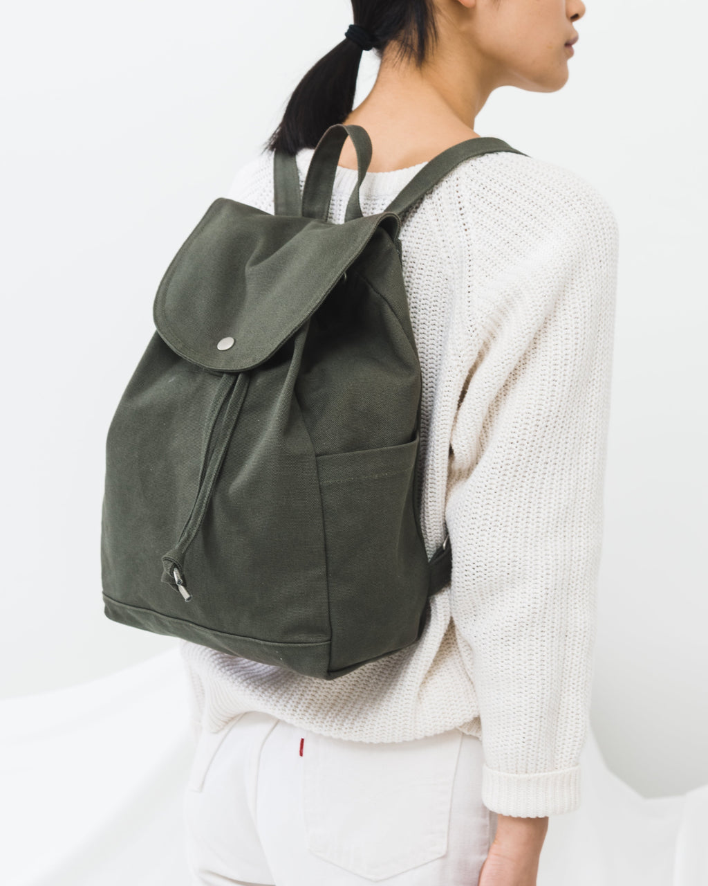Drawstring Backpack - Dark Olive -2018 Amazon