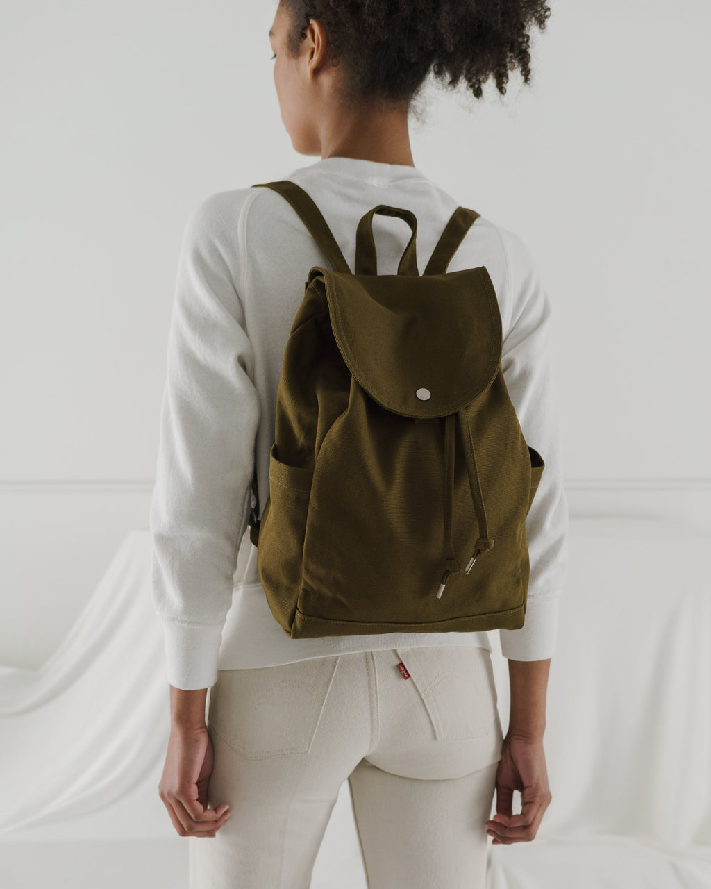 Drawstring Backpack - Kelp