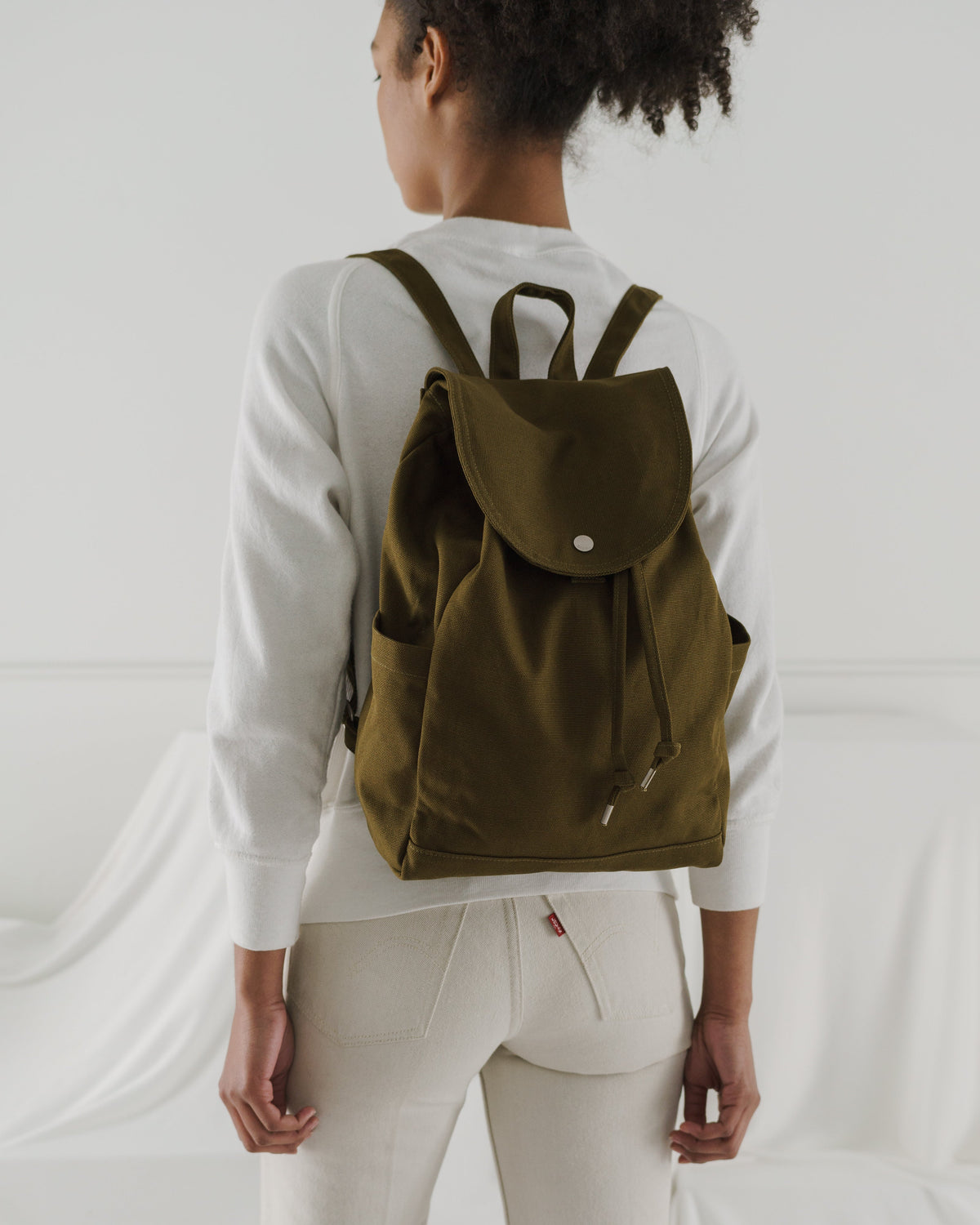Drawstring Backpack - Kelp