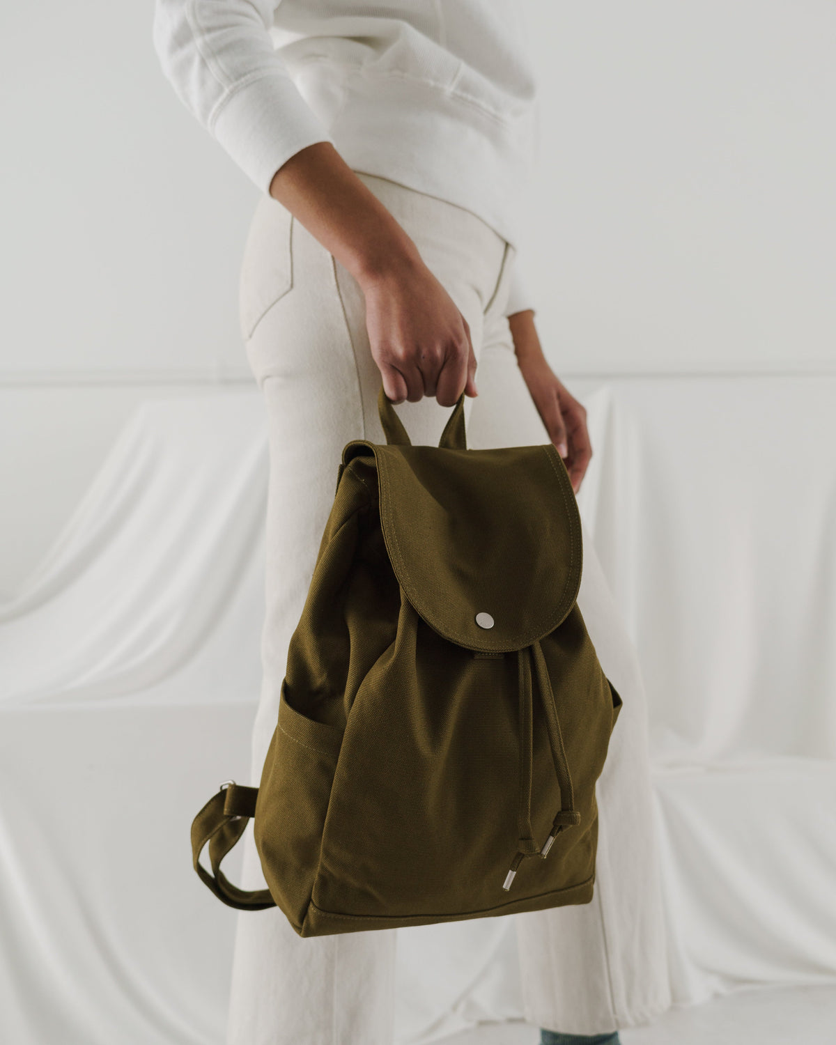 Drawstring Backpack - Kelp
