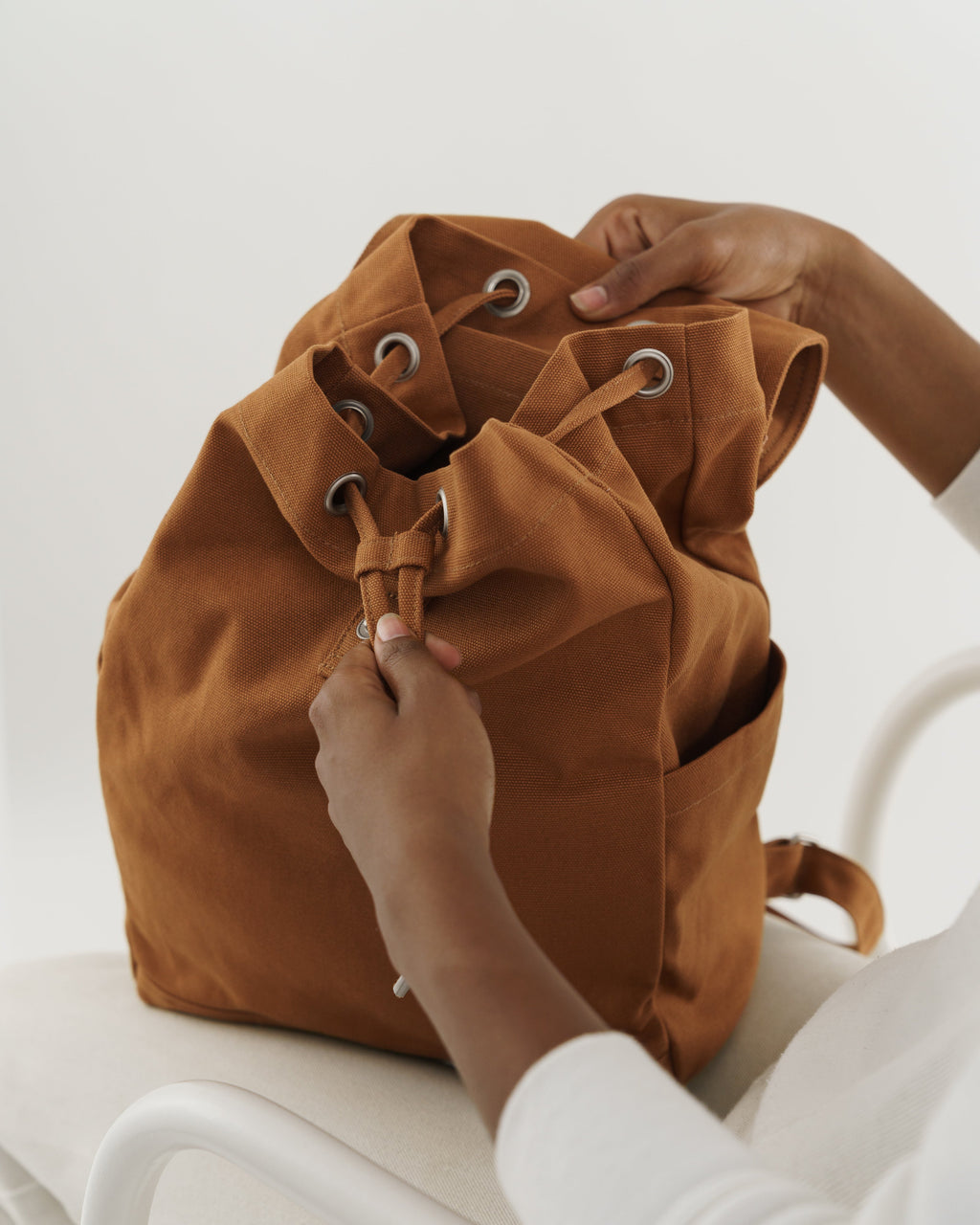 Drawstring Backpack - Nutmeg