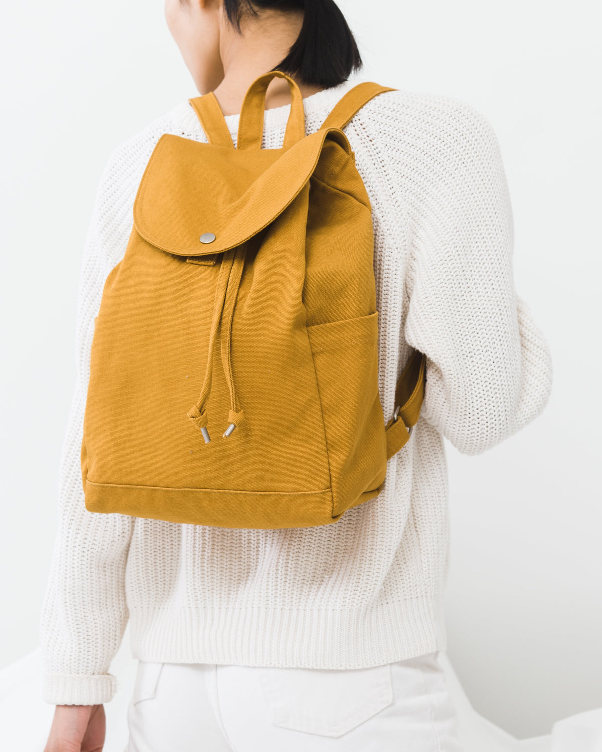 Drawstring Backpack - Ochre