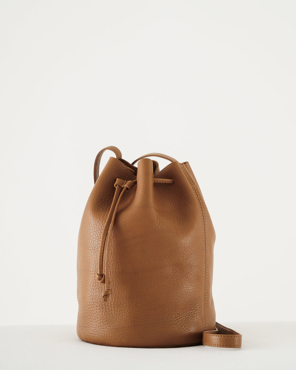 Drawstring Purse - Caramel