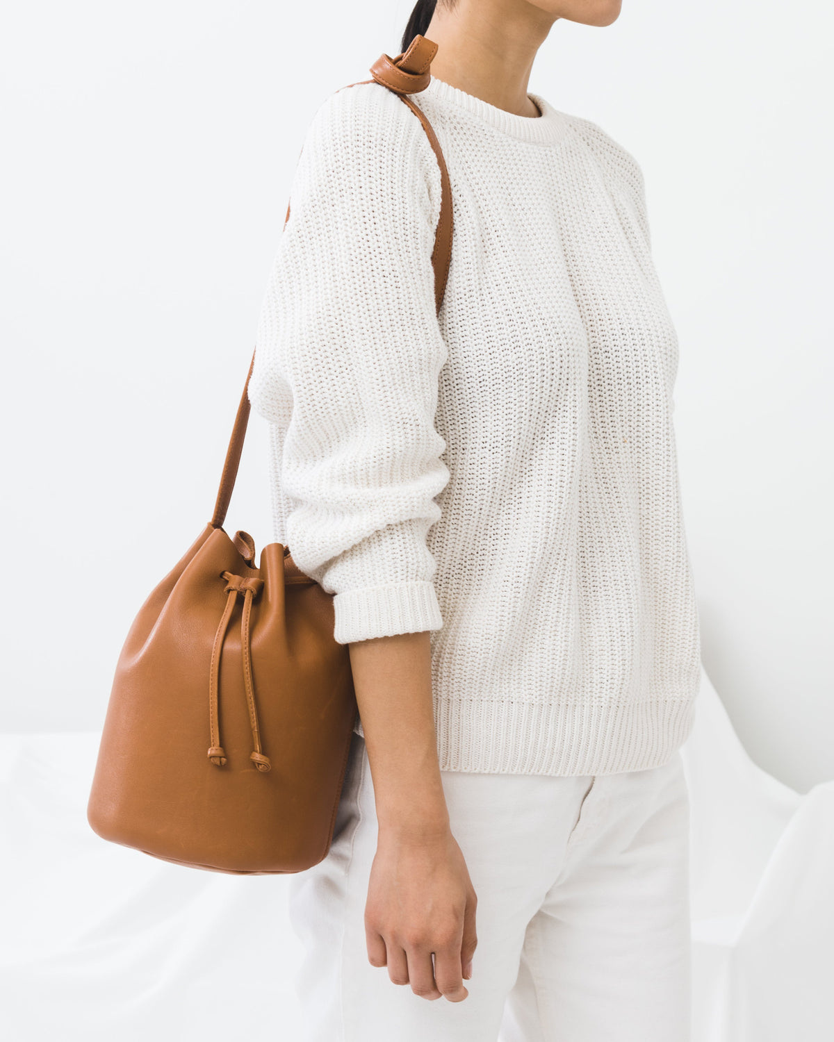 Drawstring Purse - Caramel -2018