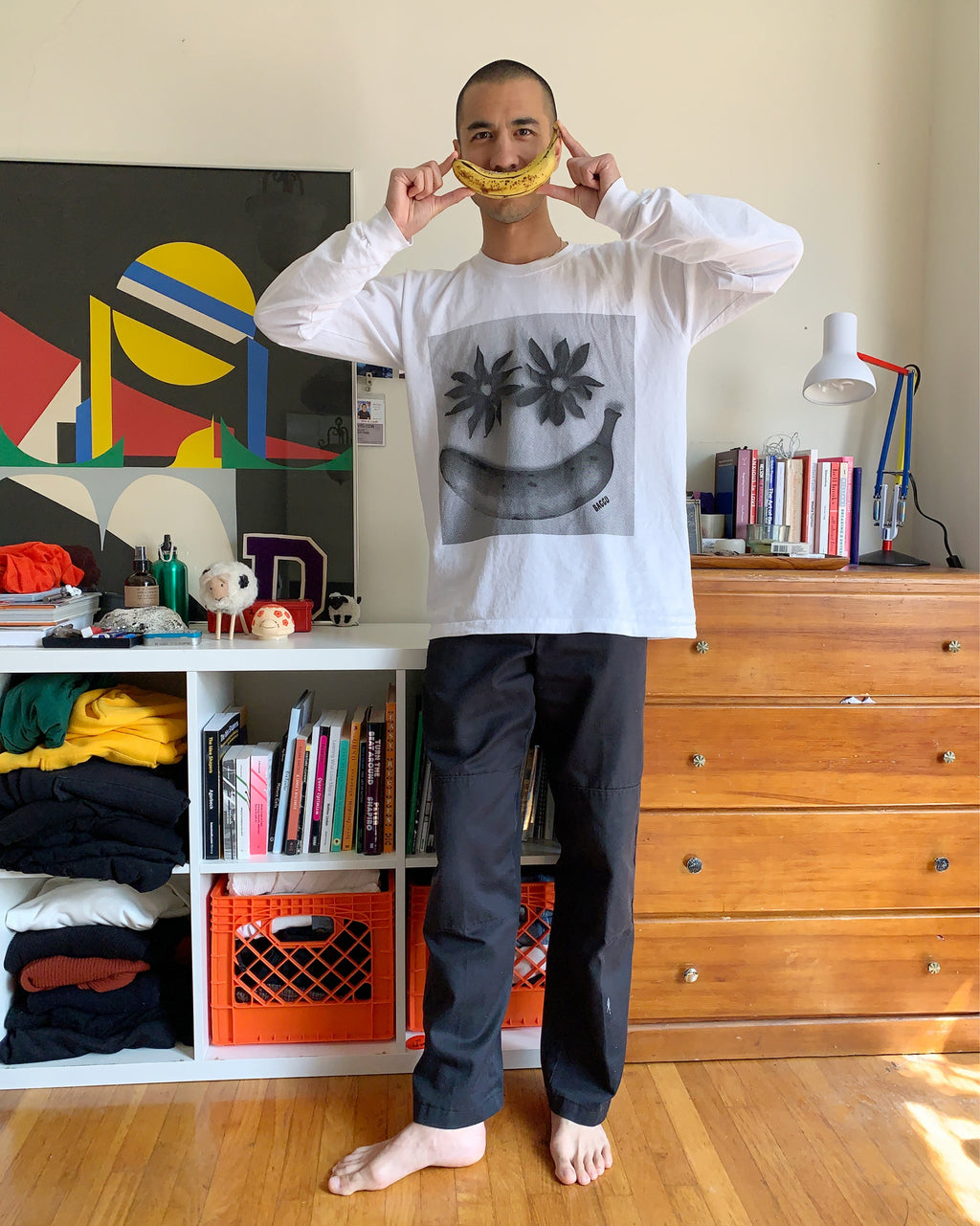 Long Sleeve Tee - Fruit Face
