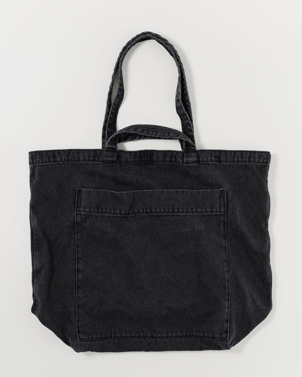 Giant Pocket Tote - Washed Black