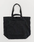 Giant Pocket Tote - Washed Black
