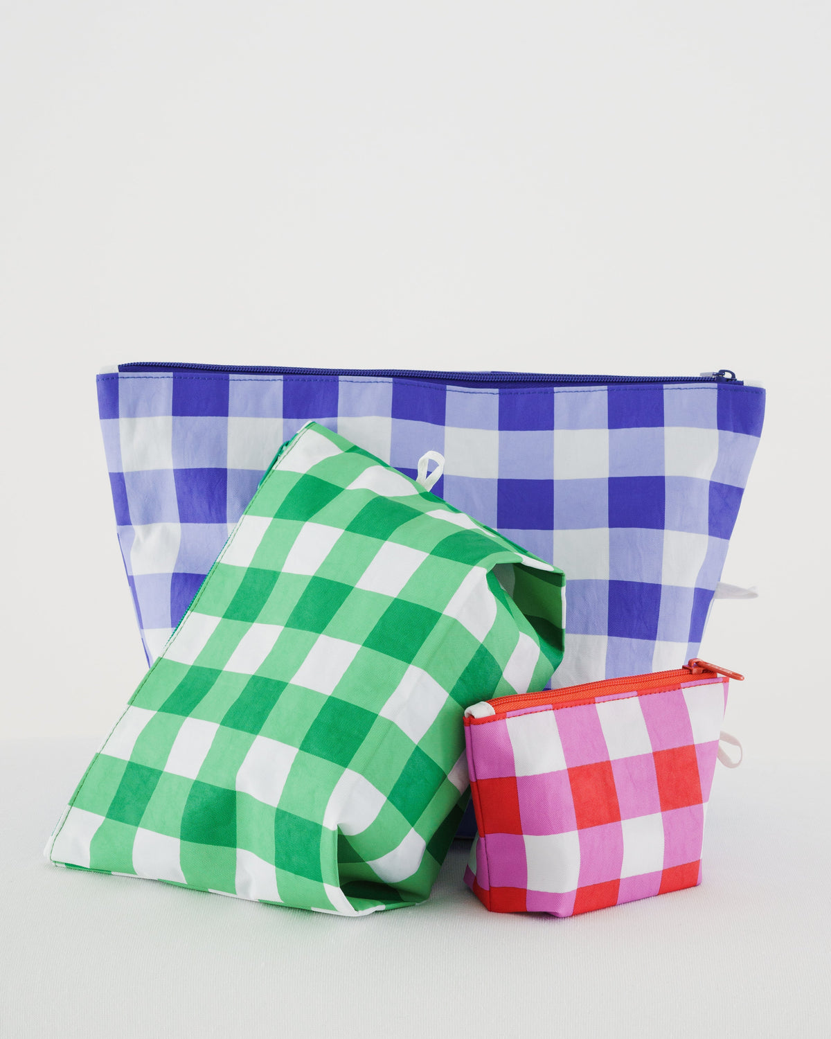 Go Pouch Set - Big Checks