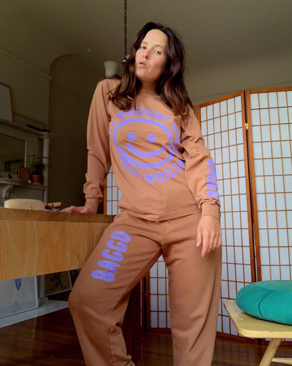 Long Sleeve Tee - Happy