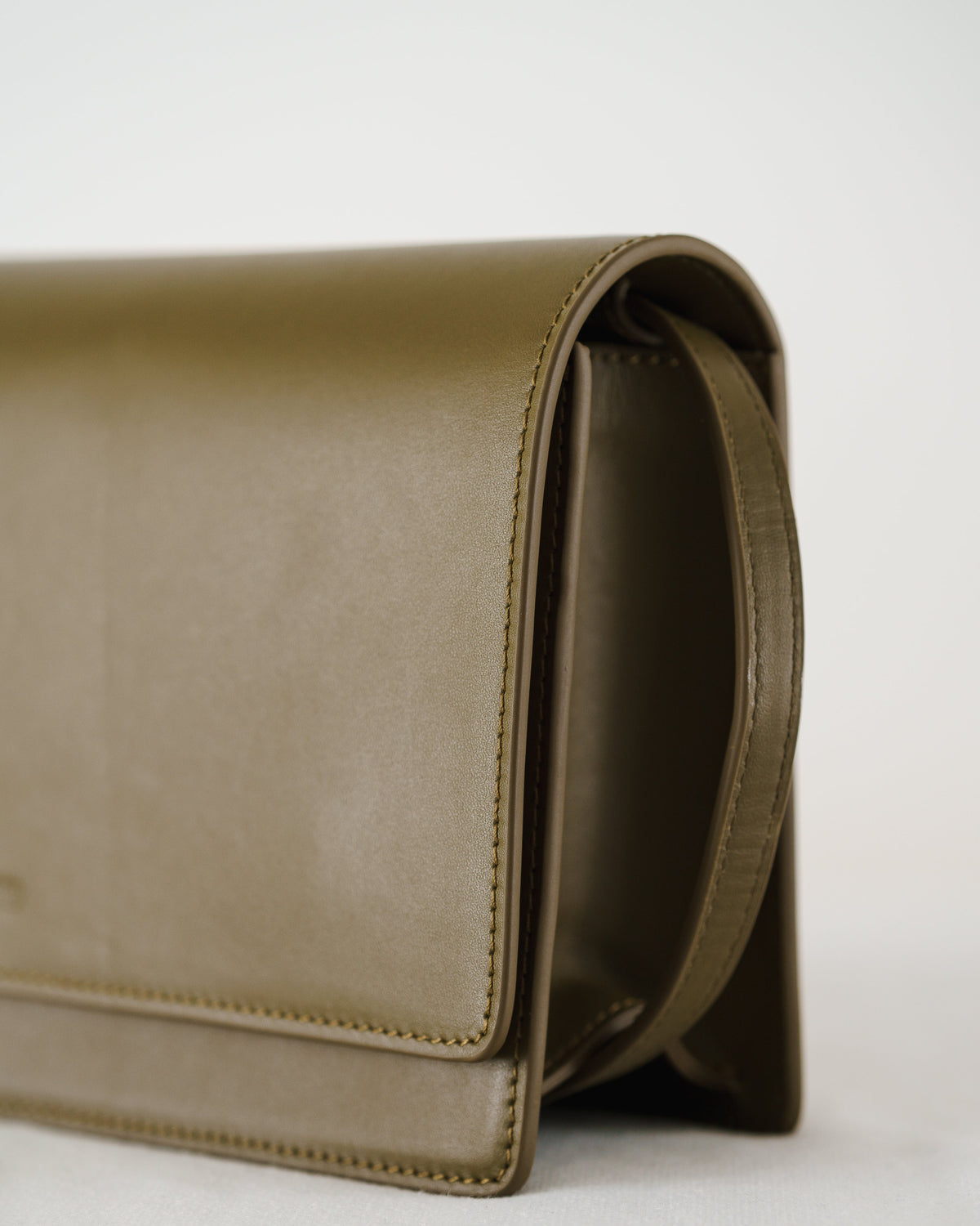 Large Structured Crossbody - Kelp