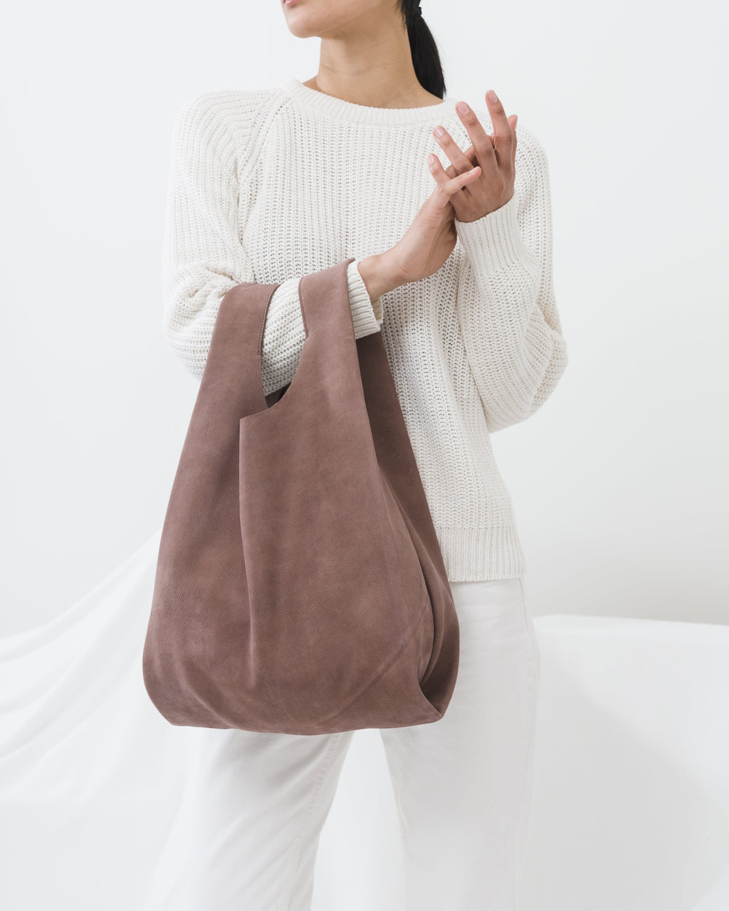 Medium Baggu - Taro Nubuck