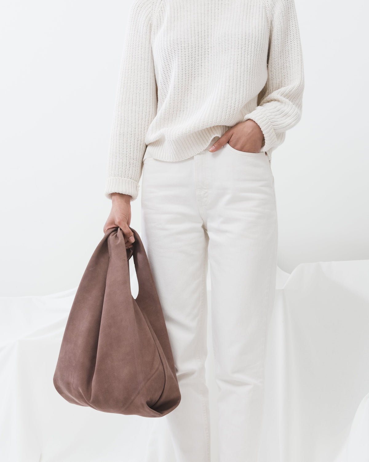 Medium Baggu - Taro Nubuck