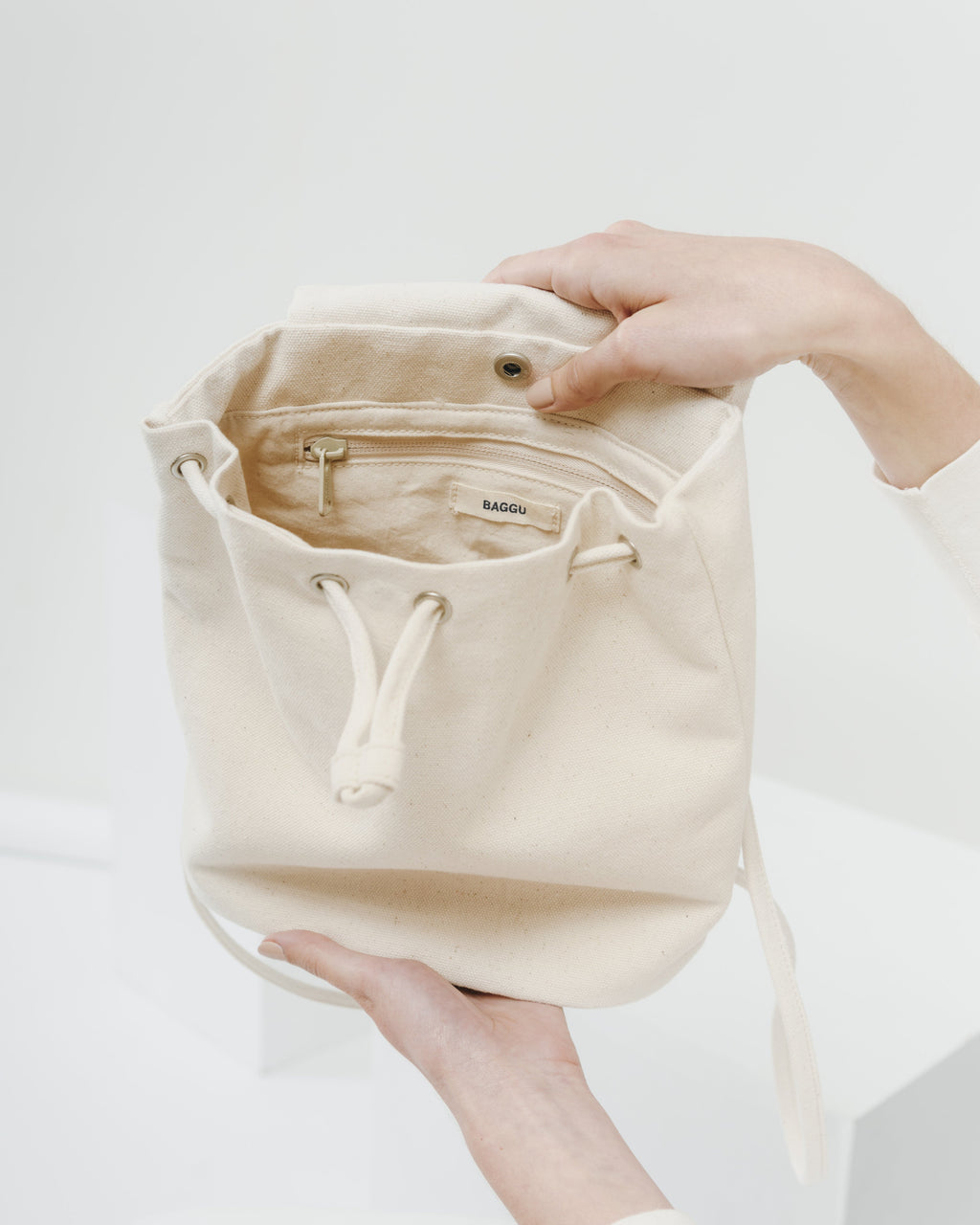 Canvas Mini Backpack - Natural Canvas