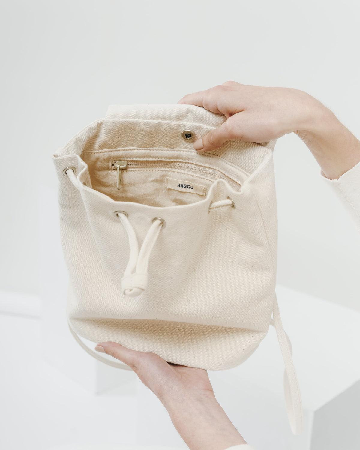 Canvas Mini Backpack - Natural Canvas