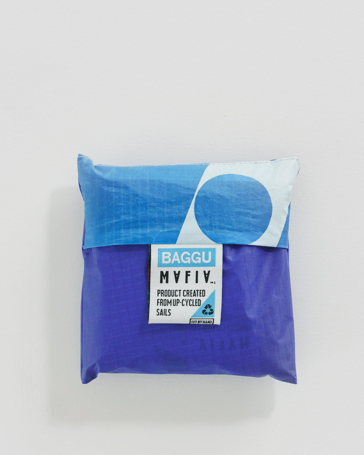 Upcycled Baggu - Blue Sail